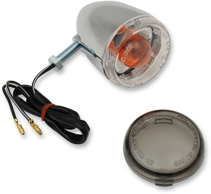 Drag Specialties Turn Signal - 1156 - Rear - Chrome