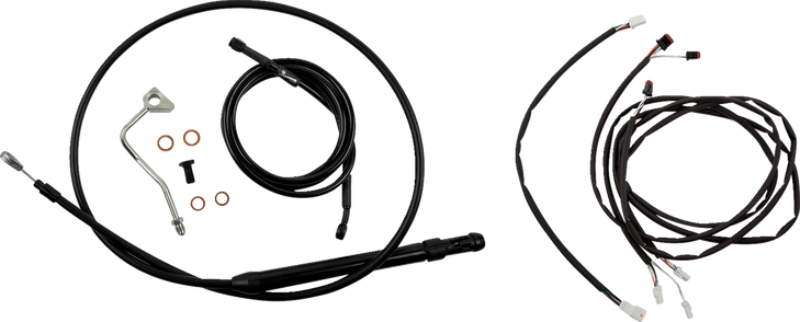 Burly Brand Touring Model Control Kit - Gorilla Ape Hanger - 16" - Black B30-1309