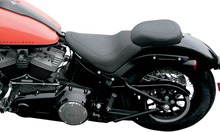 Mustang Seat - Wide Tripper Solo - Without Backrest - Smooth - Black 76760