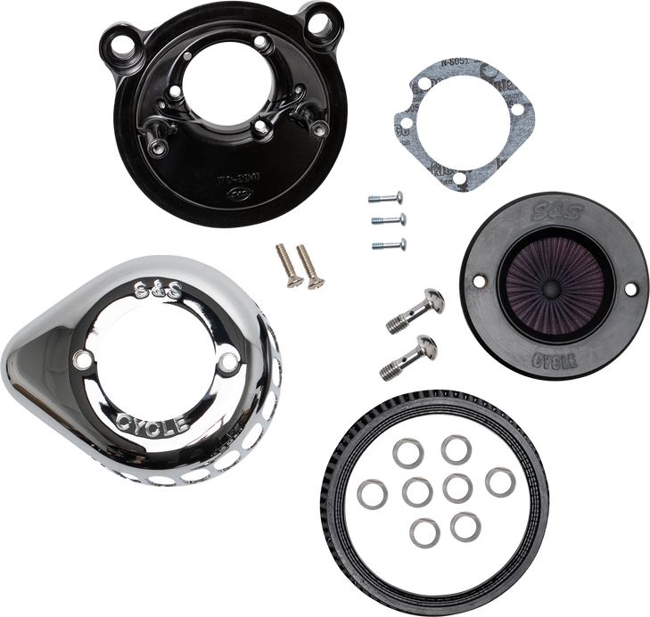 S&S Cycle Air Stinger Stealth Air Cleaner Kit - Black 170-0725A