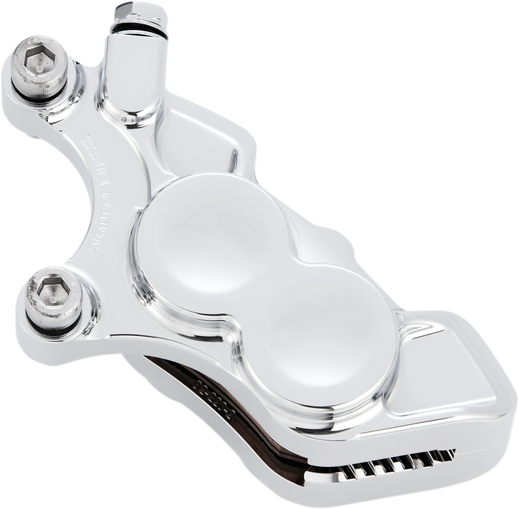 Arlen Ness 4-Piston Caliper - Front Right - 11.8" - Chrome 02-222