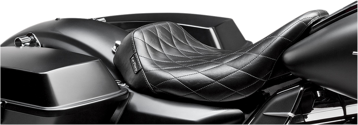 Le Pera Bare Bones Solo Seat - Diamond Stitch - Black - Fl '08-'23 Lk-005Dm