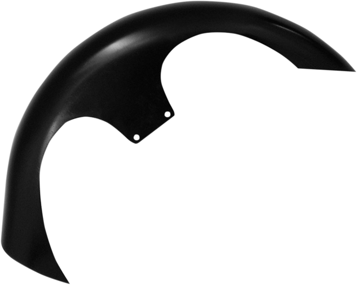 Klock Werks Shank Front Fender Kit - For Raked Trees - Black - Steel - 23" Kwf-01-0248-2014