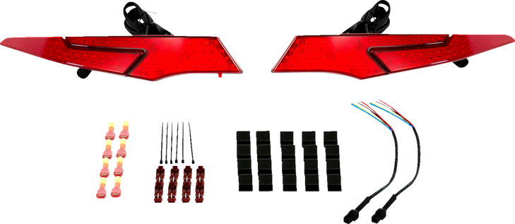 Led Trunk Light - Red Lens - Spyder Rt Ltd/F3 Ltd 41-265R