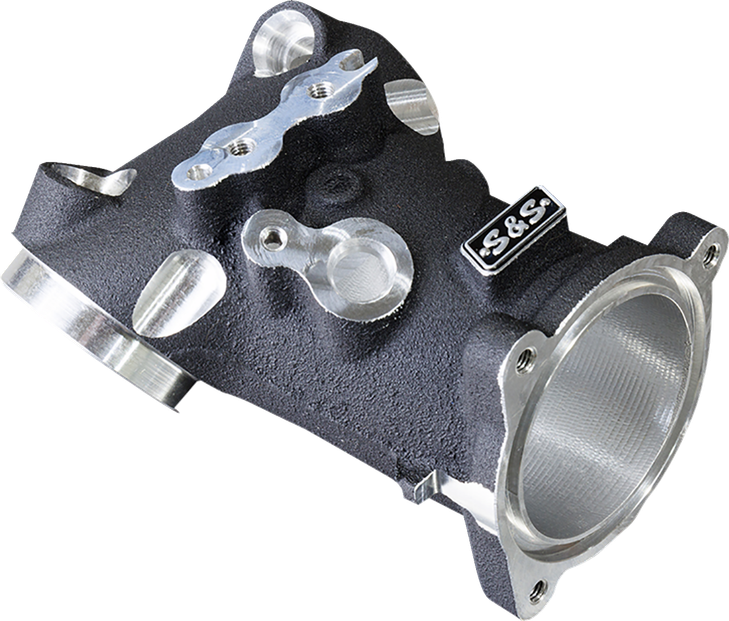 S&S Cycle Cnc-Ported Intake Manifold - M8 - 55 Mm - Black 160-0276