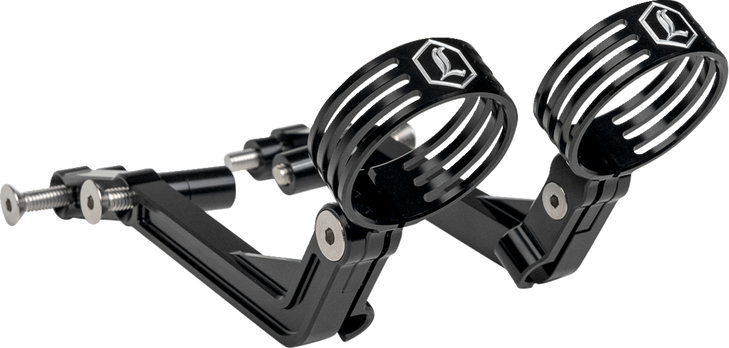 Legend Suspension Revo Arc External Reservoir Mounts - Black 1313-0245