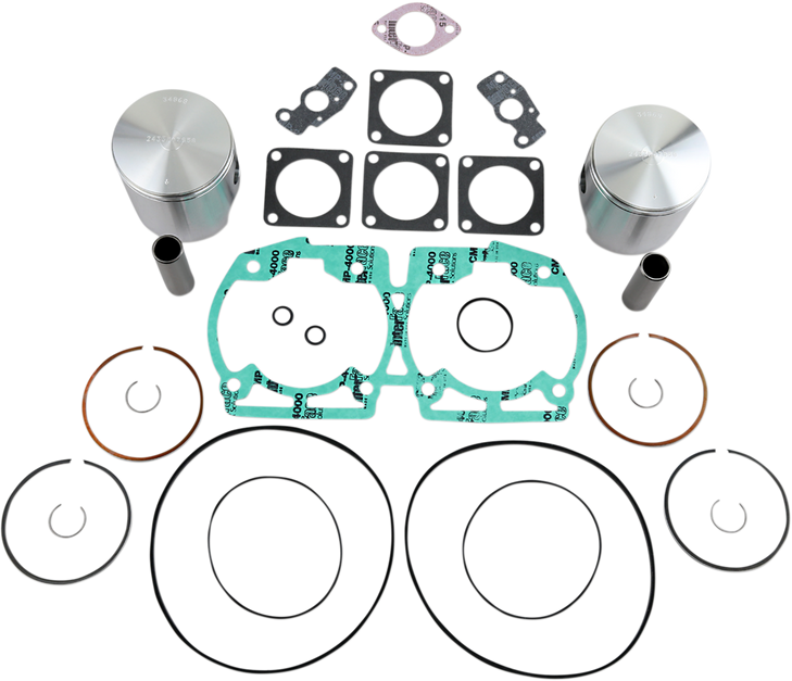 Wiseco Piston Kit With Gaskets - 78.50 Mm - 670 H.O. Engine Type - Ski-Doo Sk1312