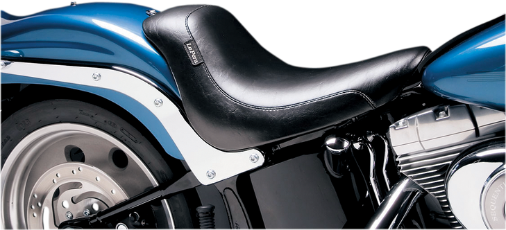 Le Pera Silhouette Solo Seat - Smooth - Black - Fxst '06-'17 Lgk-850