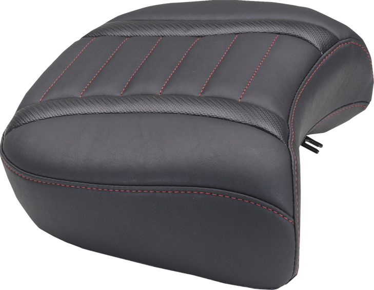 Mustang Seat Rear Dlx Touring Dark Cherry Thread 88420Dc