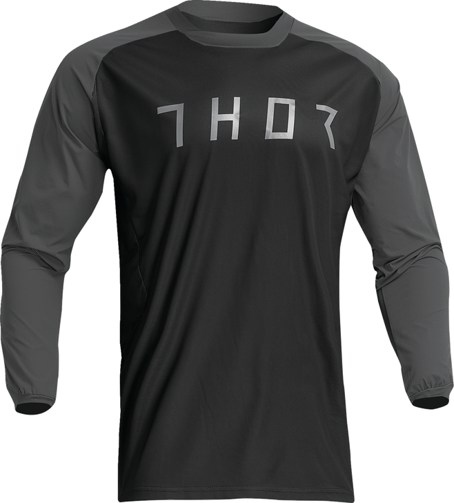 Thor Terrain Jersey - Black/Charcoal - Large