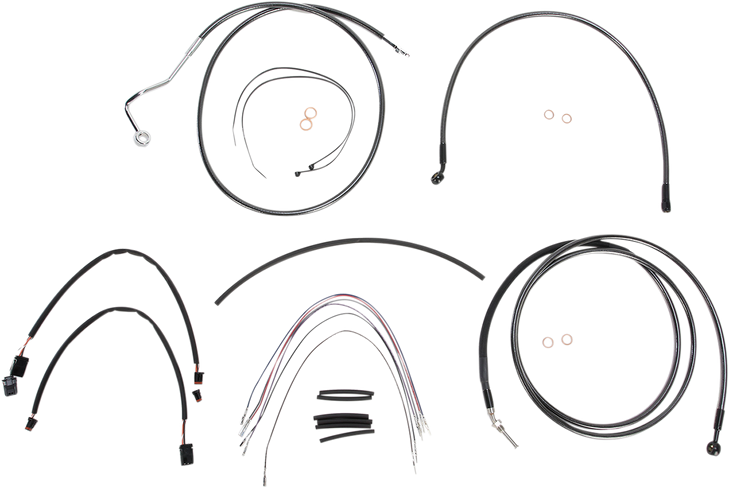 Magnum Shielding Black Pearl Upper Handlebar Installation Kit 487352