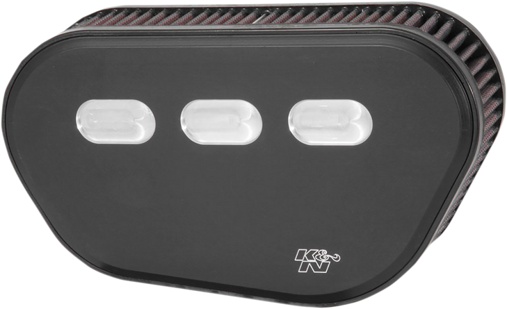 K & N Street Metal Air Intake Kit - Big 8 - Black - M8 Rk-3948B