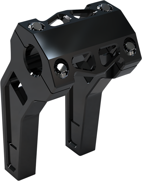 La Choppers Risers - Pullback - 6" X 1-1/4" - Black Anodized La-7481-06B