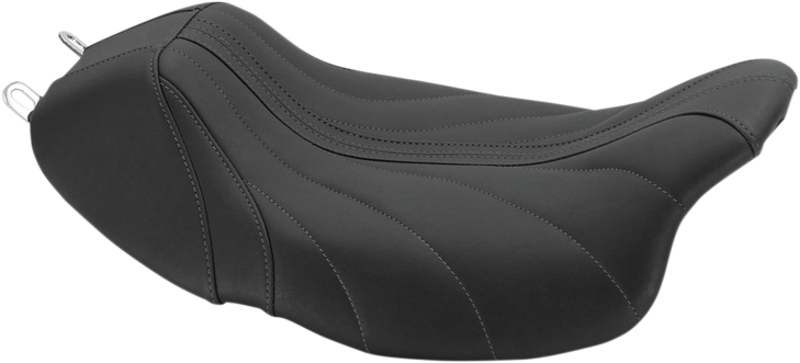 Mustang Revere Solo Seat - Gravity - Gray Stitched 75059Gm
