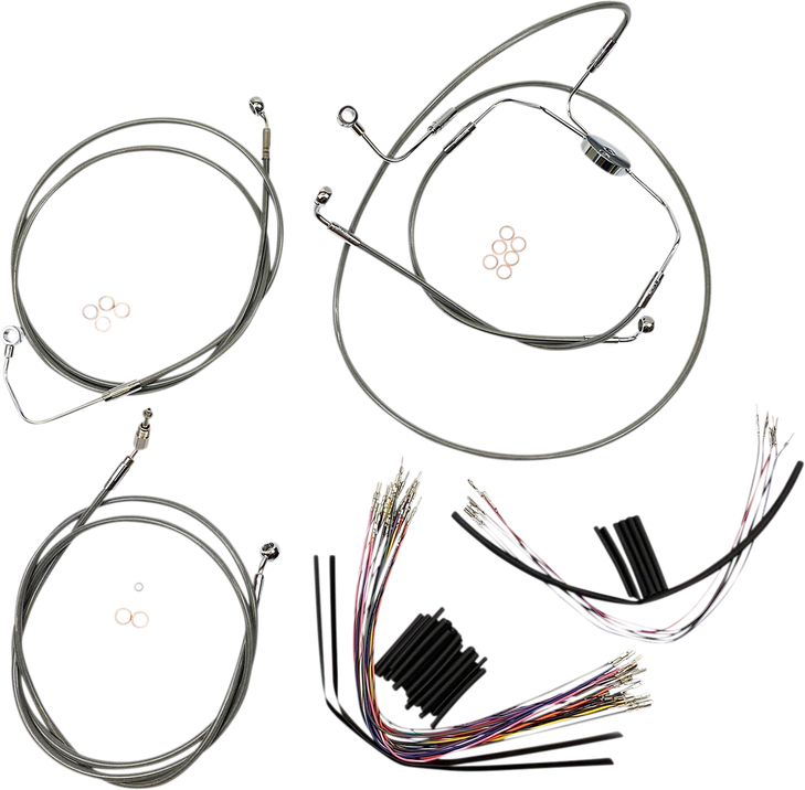 Magnum Shielding Xr Handlebar Installation Kit - Stainless Steel 589001