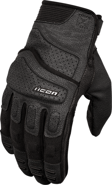 Icon Women'S Superduty3 Gloves - Black - Large