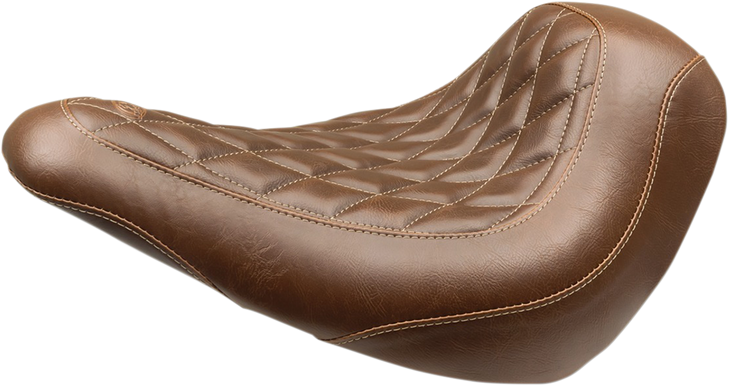Mustang Seat - Wide Tripper Solo - Without Backrest - Diamond - Brown 83041