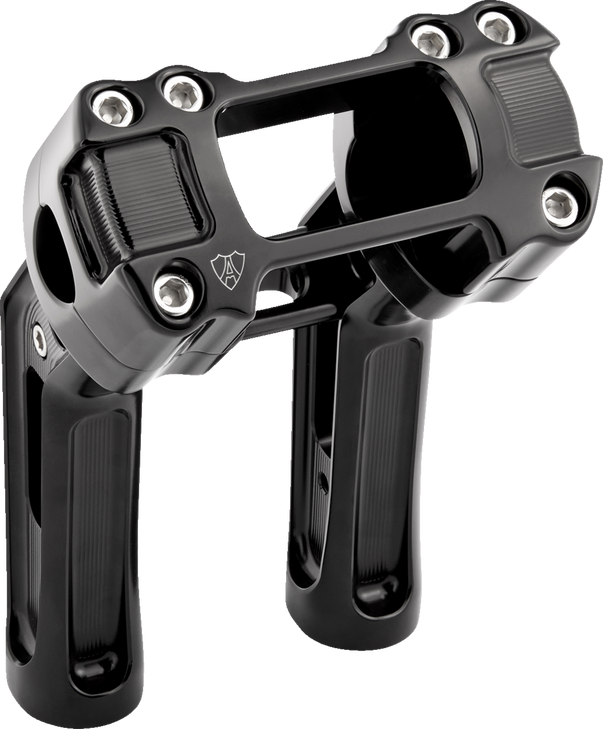 Risers - Method - Softail Gauge Cut-Out - 7" - Black 520-055
