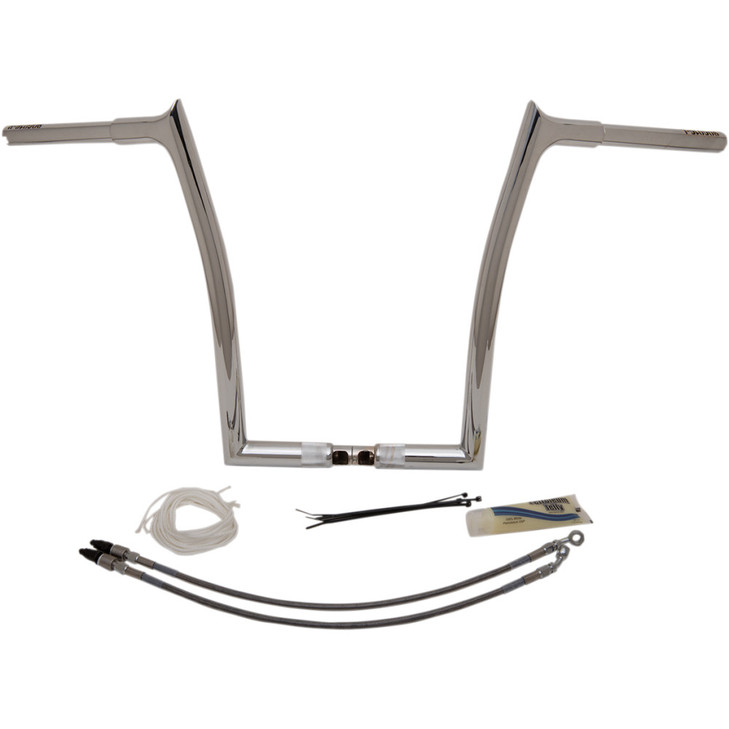 Fat Baggers Inc. Handlebar Kit - Pointed Top - 16" - Chrome 909316