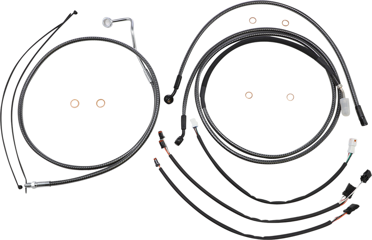 Magnum Shielding Karbonfibr Designer Handlebar Installation Kit 787882