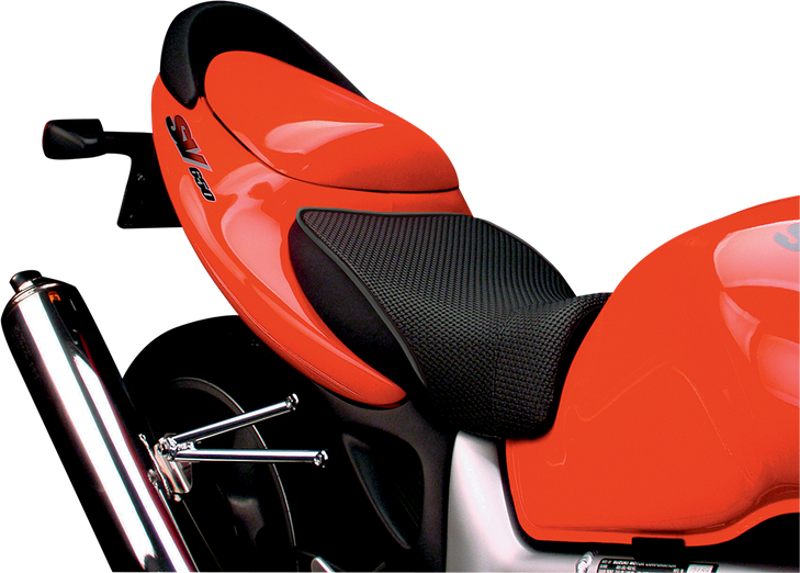 Sargent World Sport Performance Seat - Black - Carbon Fx - With Cover - Suzuki '99-'02 Wsp-583-19
