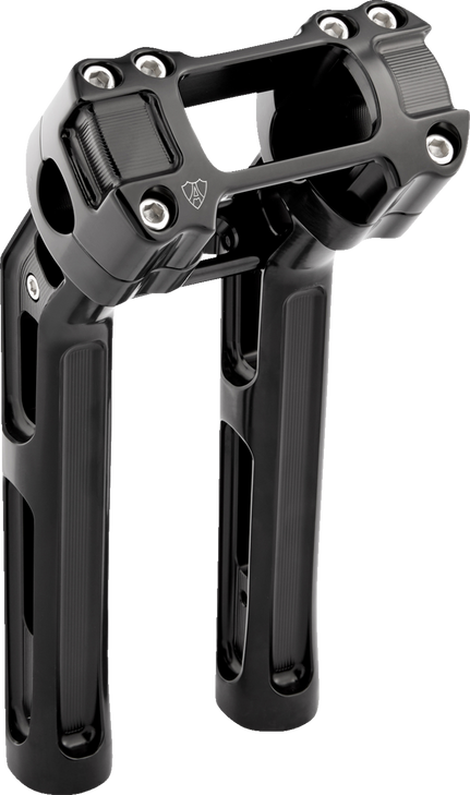 Risers - Method - Softail Gauge Cut-Out - 10" - Black 520-053