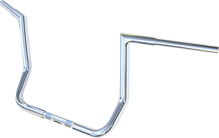 Crusader Square Top Handlebar - 10" - Chrome Hb-0810C
