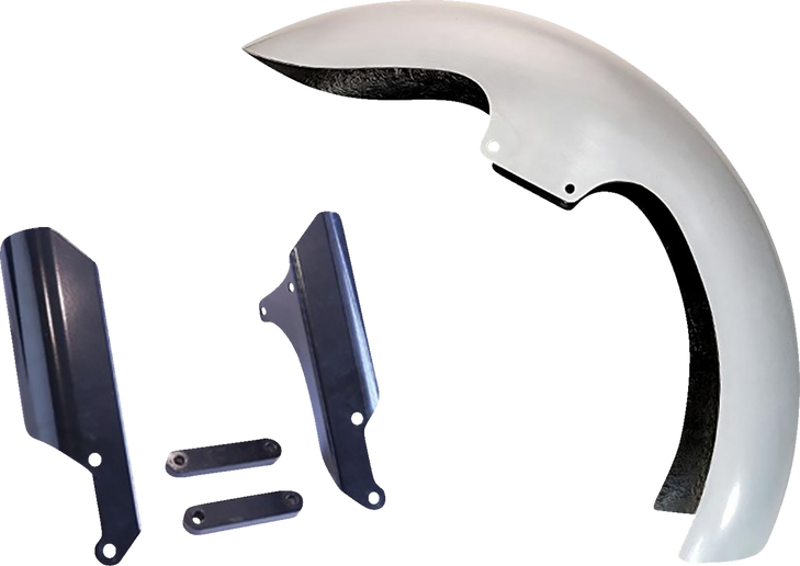 Paul Yaffe Bagger Nation Sport Front Fender - 19" Sport-19-18L-B-C
