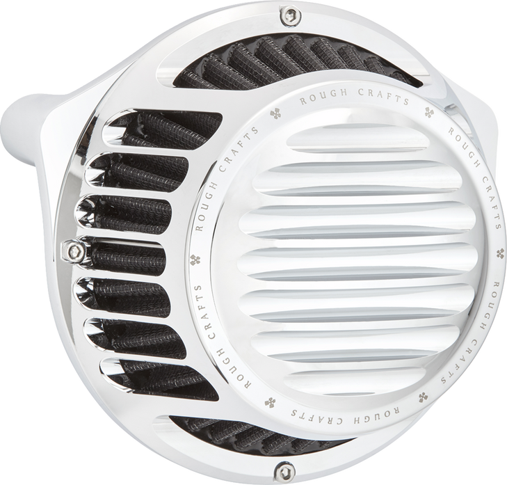 Rough Craft Air Cleaner Kit - Chrome Rc-600-024