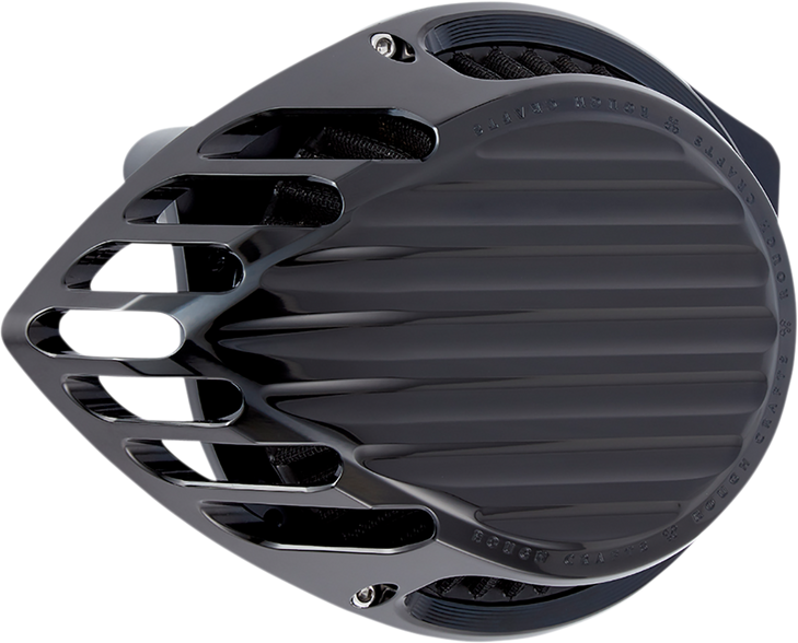 Rough Crafts Finned Air Cleaner - Black Rc-600-002