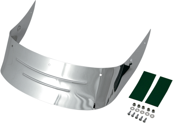 Drag Specialties Fender Skirt - Chrome - Rear