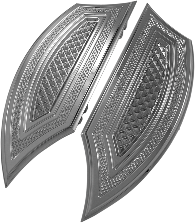 Eddie Trotta Designs Reverse Cut Floorboards - Driver - Chrome Tc-553