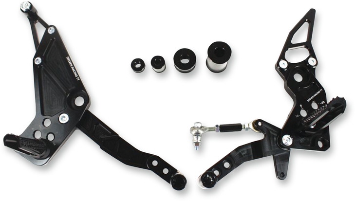 Driven Racing Tt Rearset - Grom Drp-727-Bk
