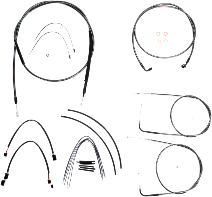 Magnum Shielding Black Pearl Designer Handlebar Installation Kit 487171