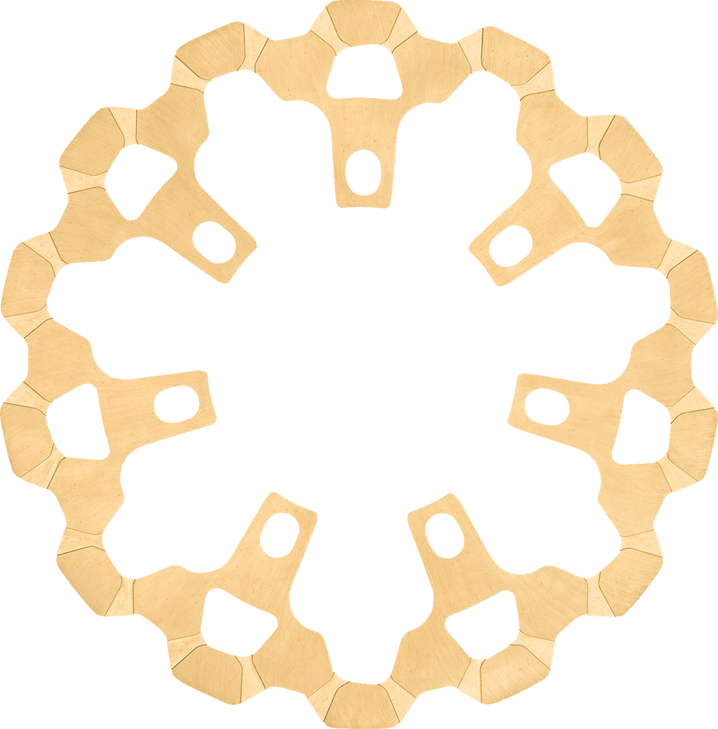 Lyndall Racing Brakes Llc Brake Rotor - Front - 11-13/16" - Gold 3-622