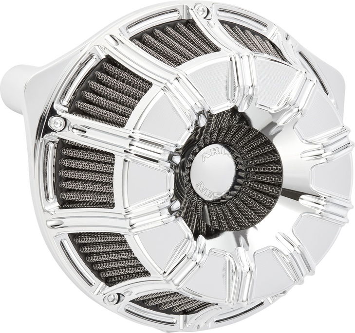 Inverted Series Air Cleaner Kit - 10-Gauge - Chrome 600-222