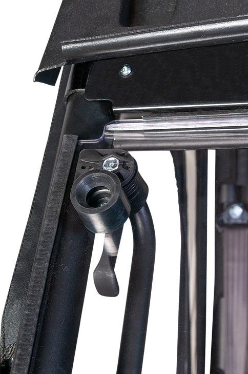 Seizmik Folding Windshield - Polycarbonate - Mule 50-26094Kit