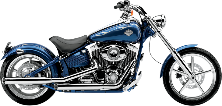 Cobra Chrome Slashcut Mufflers 6003