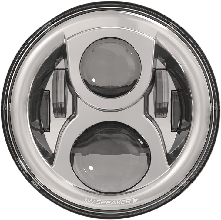 J.W. Speaker Headlight With Mounting Ring - Chrome 0554991