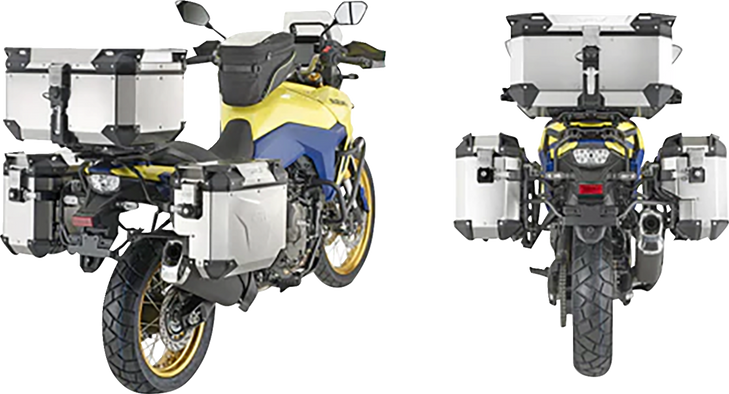Pannier Holder - Side Case Hardware - Silver Plos3125Cam
