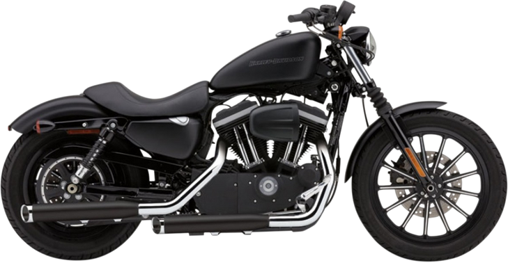 Cobra 3" Slashcut Mufflers For Xl - Black 6031Rb