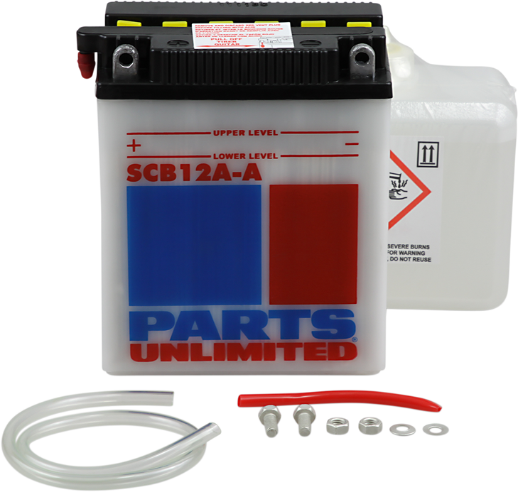 Parts Unlimited Battery - Yb12A-A With Sensor