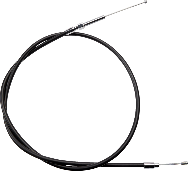 Drag Specialties High-Efficiency Black Vinyl Clutch Cable - 54"
