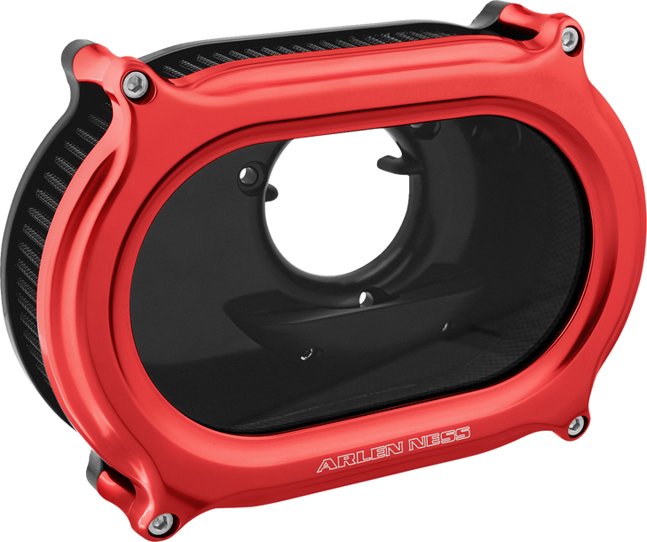 Arlen Ness Stage 2 Method Air Cleaner Kit - Red 600-254