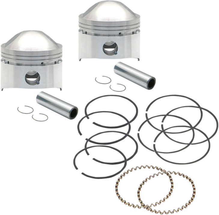S&S Cycle Piston Kit - Low Compression - 74" Stock Motor - Standard 106-5495