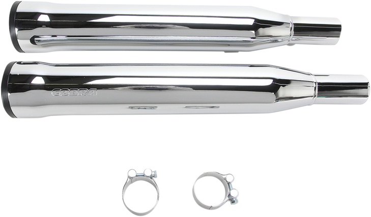 Cobra 3" Rpt Mufflers For '07-'13 Xl - Chrome 6080