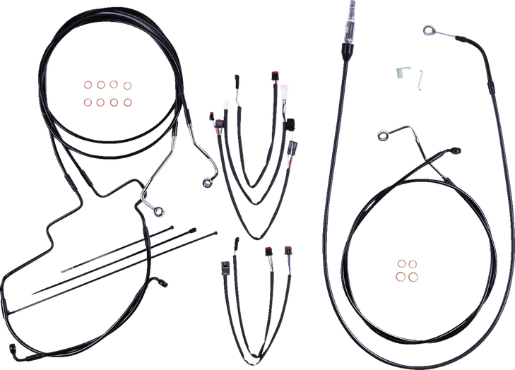 Magnum Shielding Xr Handlebar Installation Kit - Black 4861192