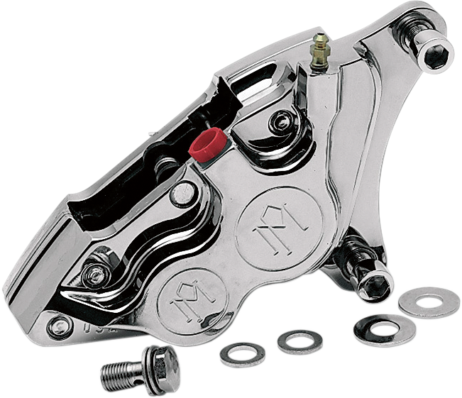 Performance Machine (Pm) Caliper - Front Left - Polished - 84-99 Harley-Davidson 0053-2915-P