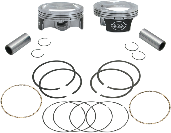 S&S Cycle Piston Kit - For 103" Hot Set Up Kit - 3.875" - +.005 106-0433