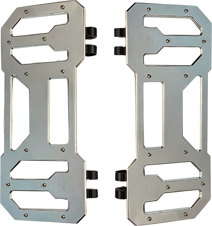 Pro-One Perf.Mfg. Pro Board V1 Floorboards - Chrome 500770
